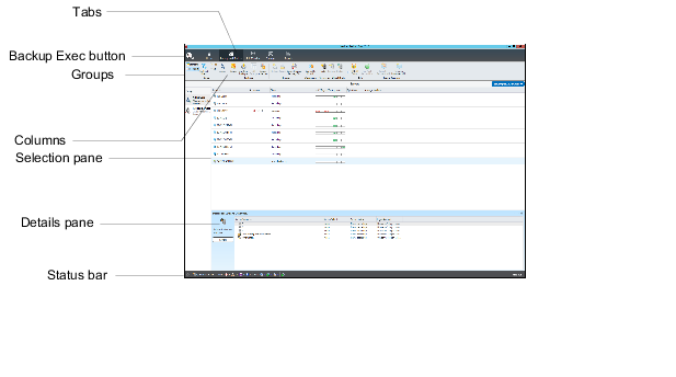 Backup Exec Administration Console