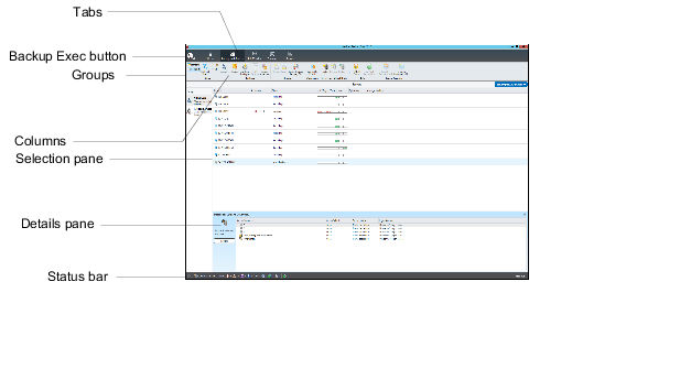 Backup Exec Administration Console
